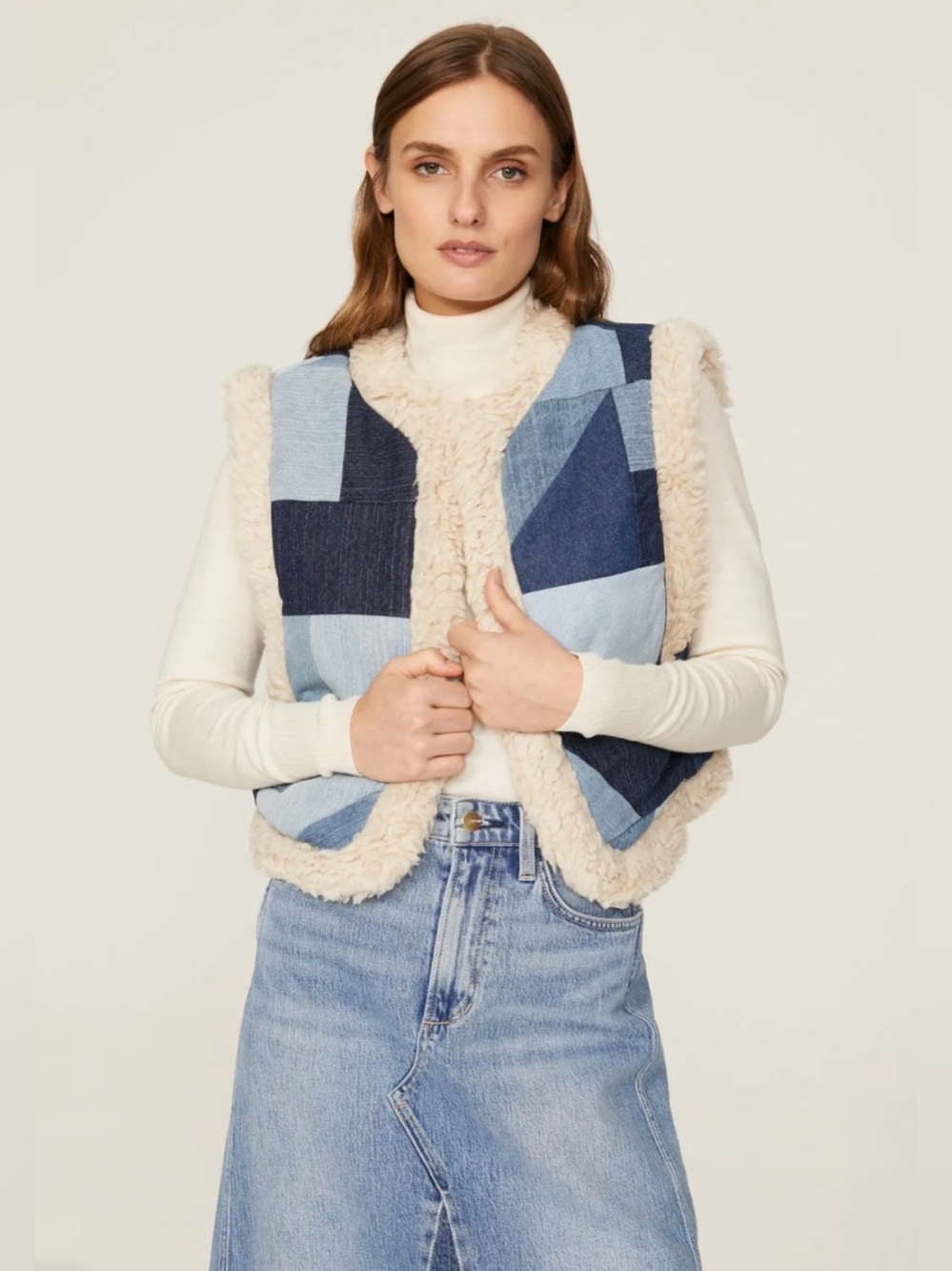 NWT Sea New York Diego Denim Vest